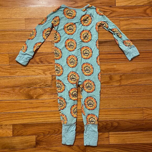Girls 18 Month Bamboo Footie Pajamas 3-Piece Lot - Picture 3 of 7